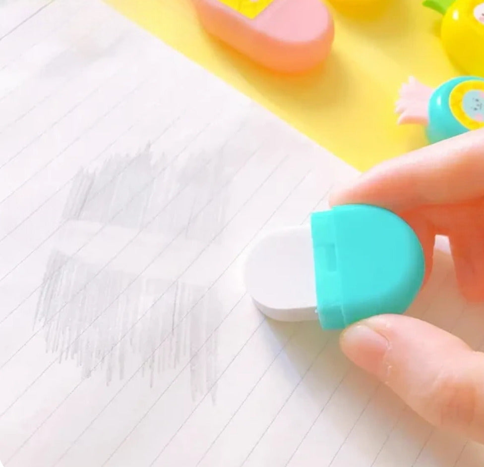 Kids Pineapple Shape Eraser, New Cute Soft Rubber, Children Stationery Supplies Kids Pineapple Shape Eraser, New Cute Soft Rubber, Children Stationery Supplies
